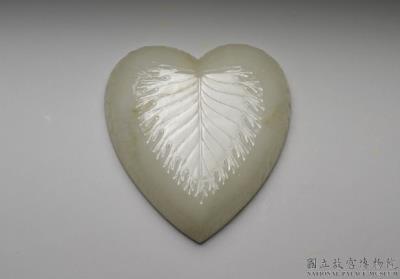 图片[2]-Jade leaf-shaped box, Mughal Empire-China Archive